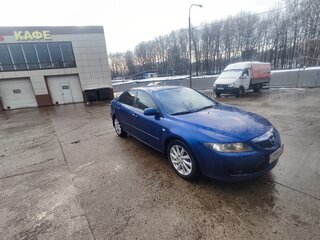 2007 Mazda 6 I (GG) Рестайлинг, синий, 690000 рублей, вид 2