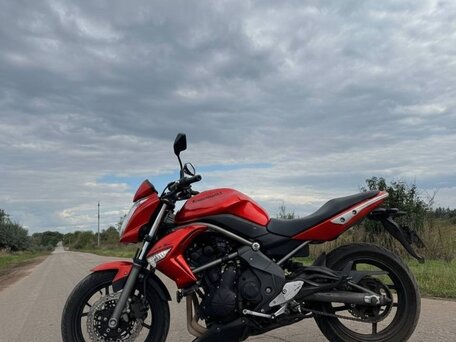 2011 Kawasaki ER-6N, оранжевый, 450000 рублей, вид 1