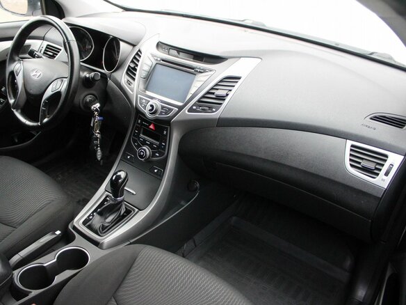 2014 Hyundai Elantra V (MD) Рестайлинг, белый - вид 7
