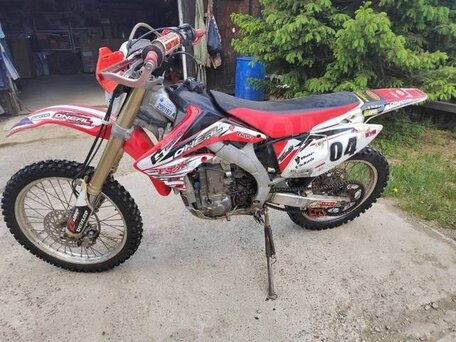 2006 Honda CRF 450X, красный, 380000 рублей, вид 2