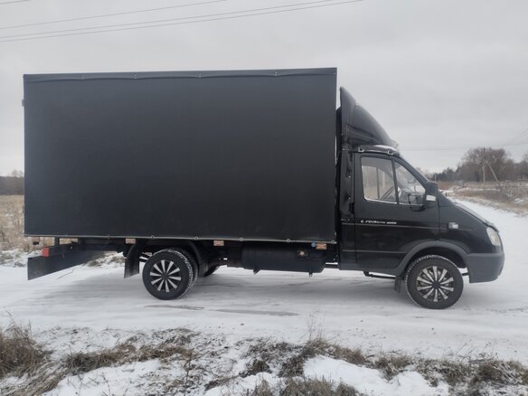 2008 ГАЗ ГАЗель (3302), чёрный, 1300000 рублей
