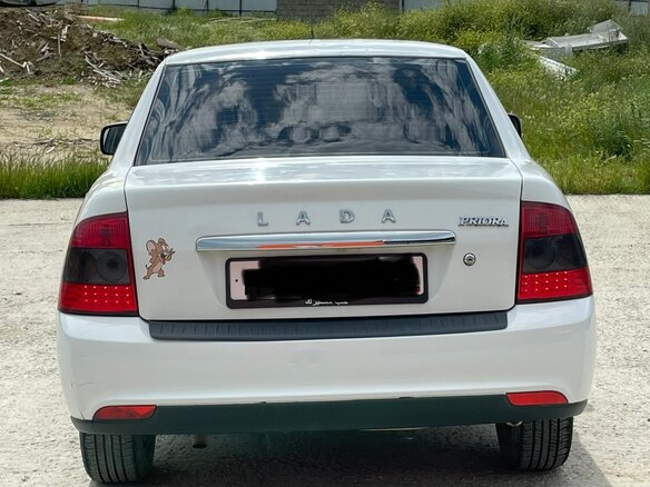 2014 Lada (ВАЗ) Priora I Рестайлинг, белый, 375000 рублей - вид 4