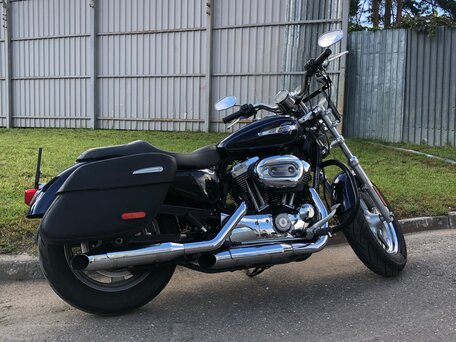 2014 Harley-Davidson Sportster 1200, синий, 860000 рублей, вид 3