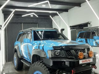 2007 Nissan Patrol V (Y61) Рестайлинг, синий, 7900000 рублей, вид 2