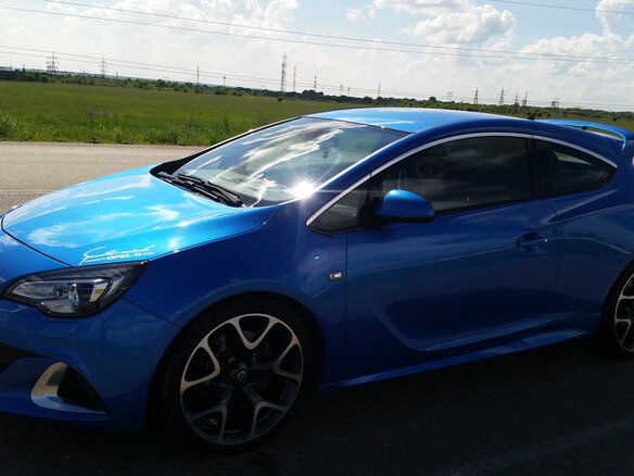 2013 Opel Astra OPC J, голубой - вид 15