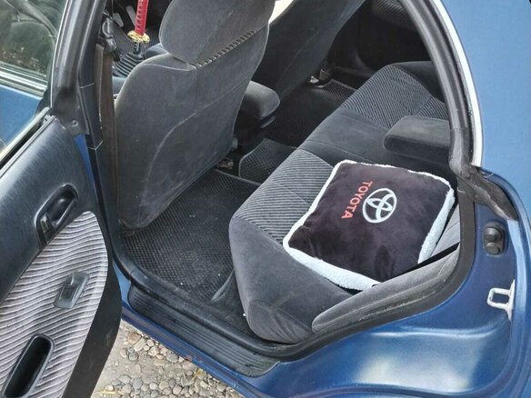 1993 Toyota Corolla VII (E100), синий, 360000 рублей - вид 2