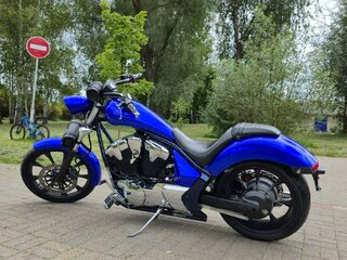 2019 Honda VT 1300CX Fury, синий, 1000000 рублей, вид 5