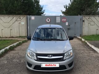 2017 Lada (ВАЗ) Granta I, серебристый, 590000 рублей, вид 4