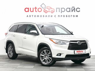 2014 Toyota Highlander III (XU50), белый, 3300000 рублей, вид 3