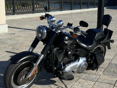 2014 Harley-Davidson Fat Boy, чёрный, 1350000 рублей - вид 11