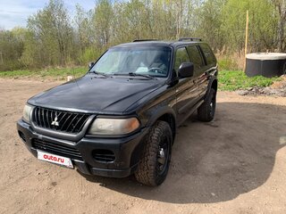 2002 Mitsubishi Montero Sport I, чёрный, 890000 рублей, вид 1