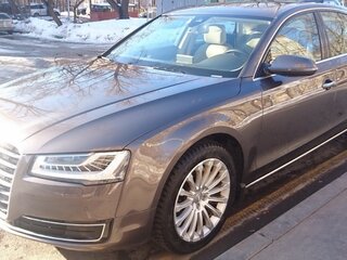 2016 Audi A8 Long III (D4) Рестайлинг, коричневый, 4200000 рублей, вид 2