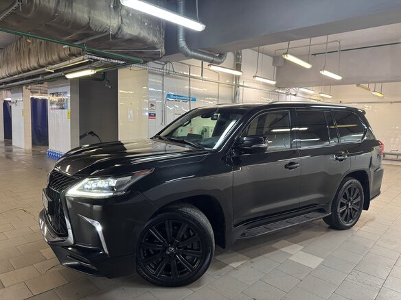 2018 Lexus LX 570 III Рестайлинг 2, чёрный, 8000000 рублей - вид 8