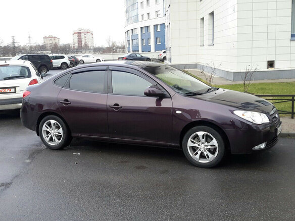 2009 Hyundai Elantra IV (HD), фиолетовый - вид 1