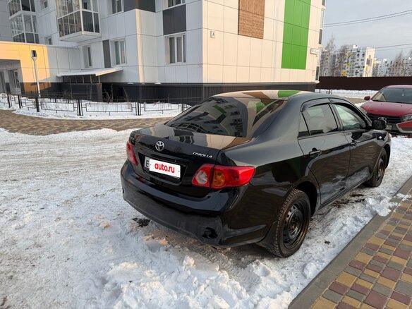 2008 Toyota Corolla X (E140, E150), чёрный, 800000 рублей - вид 3