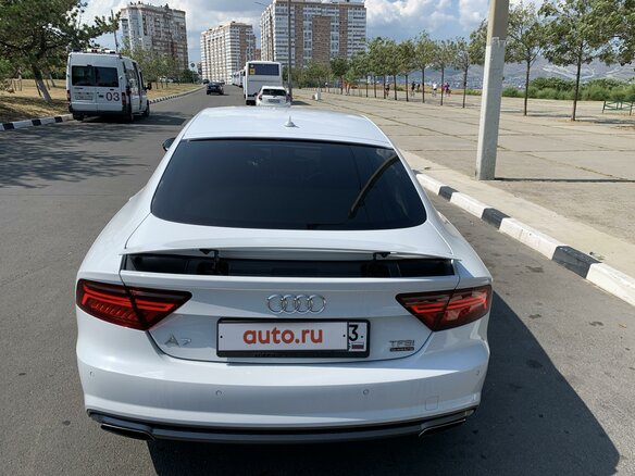 2014 Audi A7 I (4G) Рестайлинг, белый, 3600000 рублей - вид 6