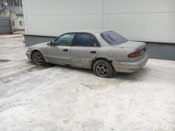 1995 Hyundai Sonata III, серебристый, 70000 рублей - вид 2