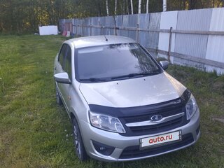 2016 Lada (ВАЗ) Granta I, серебристый, 400000 рублей, вид 4
