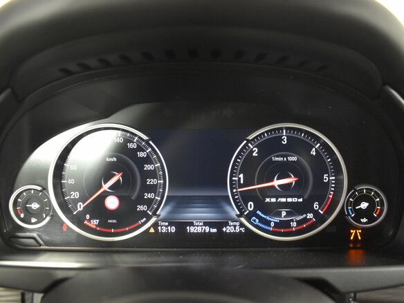 2017 BMW X5 M50d III (F15), синий - вид 18