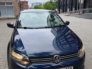 2014 Volkswagen Polo V, синий, 899000 рублей, вид 4