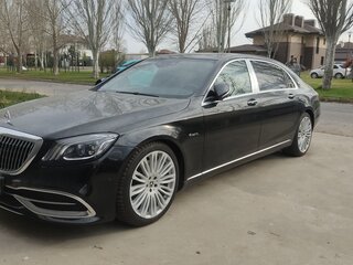 2018 Mercedes-Benz Maybach S-Класс 450 I (X222) Рестайлинг, чёрный, 5800000 рублей, вид 5