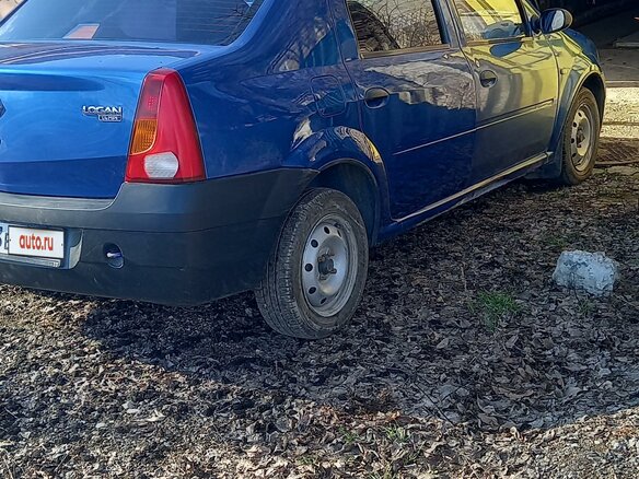 2005 Renault Logan I, синий, 430000 рублей - вид 2