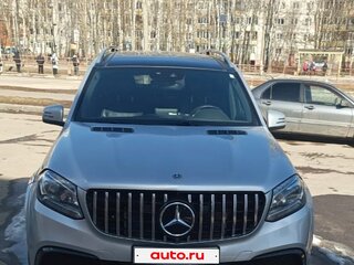 2018 Mercedes-Benz GLS 450 I (X166), серебристый, 4200000 рублей, вид 2