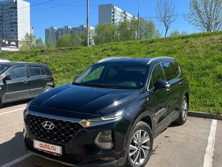 2019 Hyundai Santa Fe IV, чёрный, 3049000 рублей, вид 1