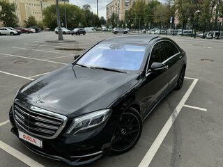 2015 Mercedes-Benz S-Класс 500 Long VI (W222, C217), чёрный, 3800000 рублей, вид 4