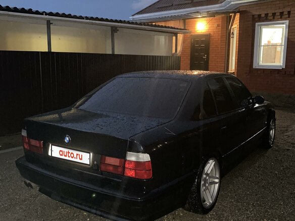 1991 BMW 5 серии 525i III (E34), чёрный - вид 3