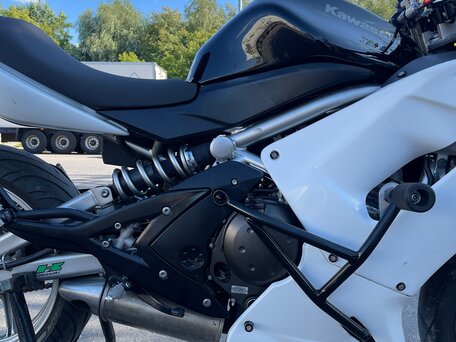 2008 Kawasaki ER-6F (Ninja 650R), чёрный, 420000 рублей, вид 2