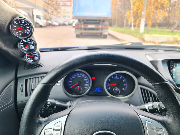 2009 Hyundai Genesis Coupe I, синий, 950000 рублей - вид 5