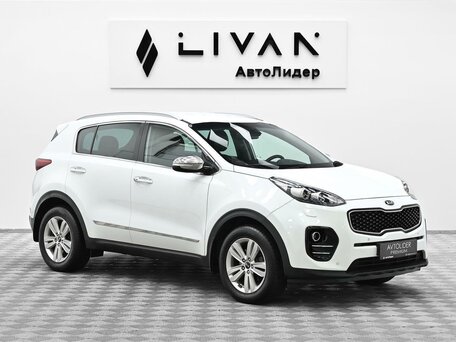 2017 Kia Sportage IV, белый, 1605000 рублей, вид 1