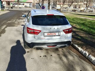 2019 Lada (ВАЗ) Vesta SW Cross I, белый, 900000 рублей, вид 3