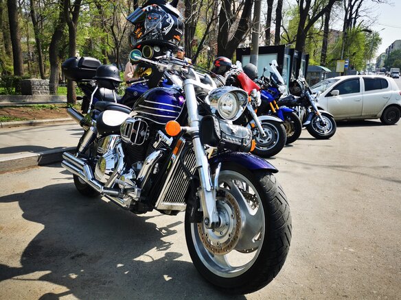2002 Honda VTX 1800, синий, 870000 рублей - вид 15