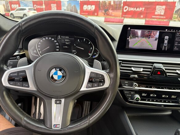 2020 BMW 5 серии 520d xDrive VII (G30/G31/G38) Рестайлинг, серый - вид 9