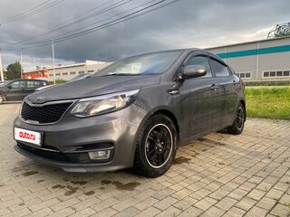 2016 Kia Rio III Рестайлинг, серый, 1075000 рублей, вид 1