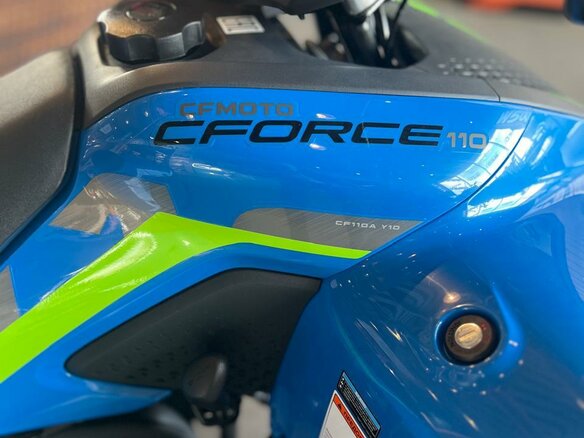 2025 CFMoto CFORCE 110, синий - вид 10