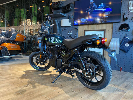 2025 Royal Enfield Hunter, зелёный, 456000 рублей, вид 3