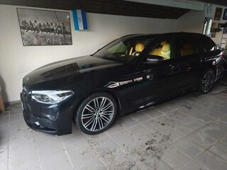 2019 BMW 5 серии 520i VII (G30/G31/G38), синий, 3390000 рублей, вид 1