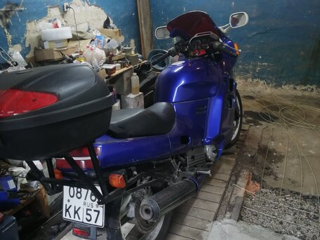 1990 Honda CBR 1000F, синий, 280000 рублей, вид 3