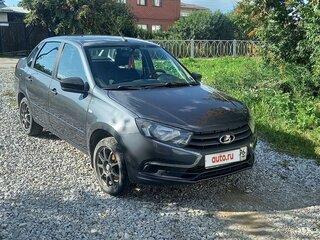 2019 Lada (ВАЗ) Granta I Рестайлинг, серебристый, 510000 рублей, вид 2