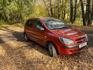 2007 Hyundai Getz I Рестайлинг, красный, 485000 рублей, вид 5