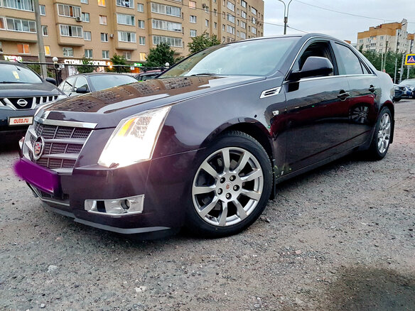 2008 Cadillac CTS II, фиолетовый - вид 2