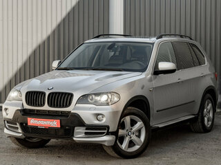 2007 BMW X5 48i II (E70), серебристый, 1020000 рублей, вид 1
