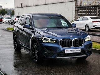 2021 BMW X1 20i xDrive II (F48) Рестайлинг, синий, 2559777 рублей, вид 5