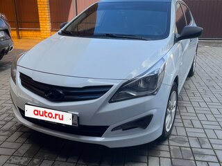 2015 Hyundai Solaris I Рестайлинг, белый, 695000 рублей, вид 1