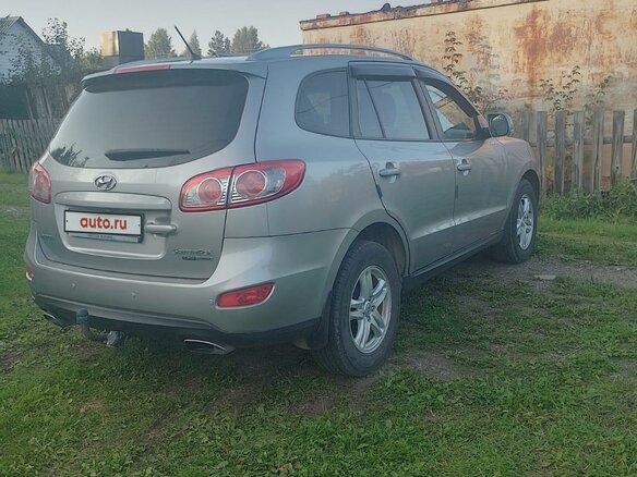 2010 Hyundai Santa Fe II Рестайлинг, серый, 1750000 рублей - вид 5