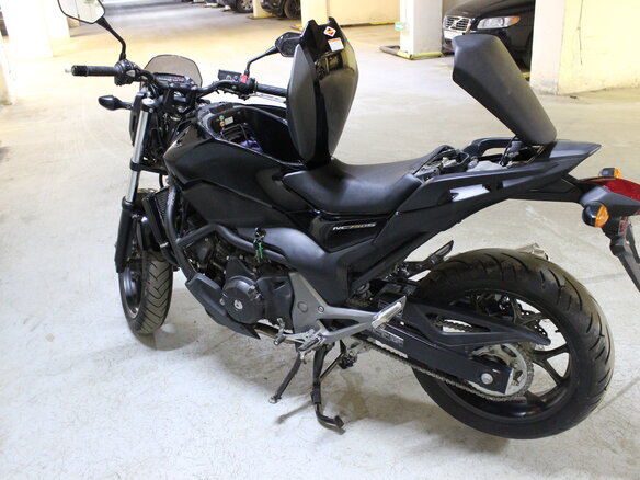 2015 Honda NC 750S, чёрный - вид 4