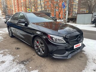 2017 Mercedes-Benz C-Класс 180 9G-TRONIC IV (W205), чёрный, 2500000 рублей, вид 1